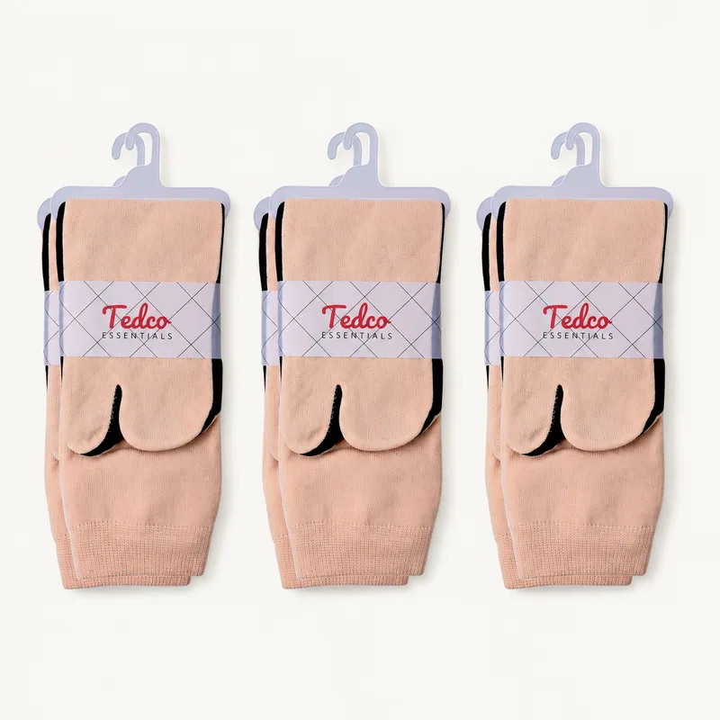 Contoh kaos kaki jempol Tedco dalam kemasan